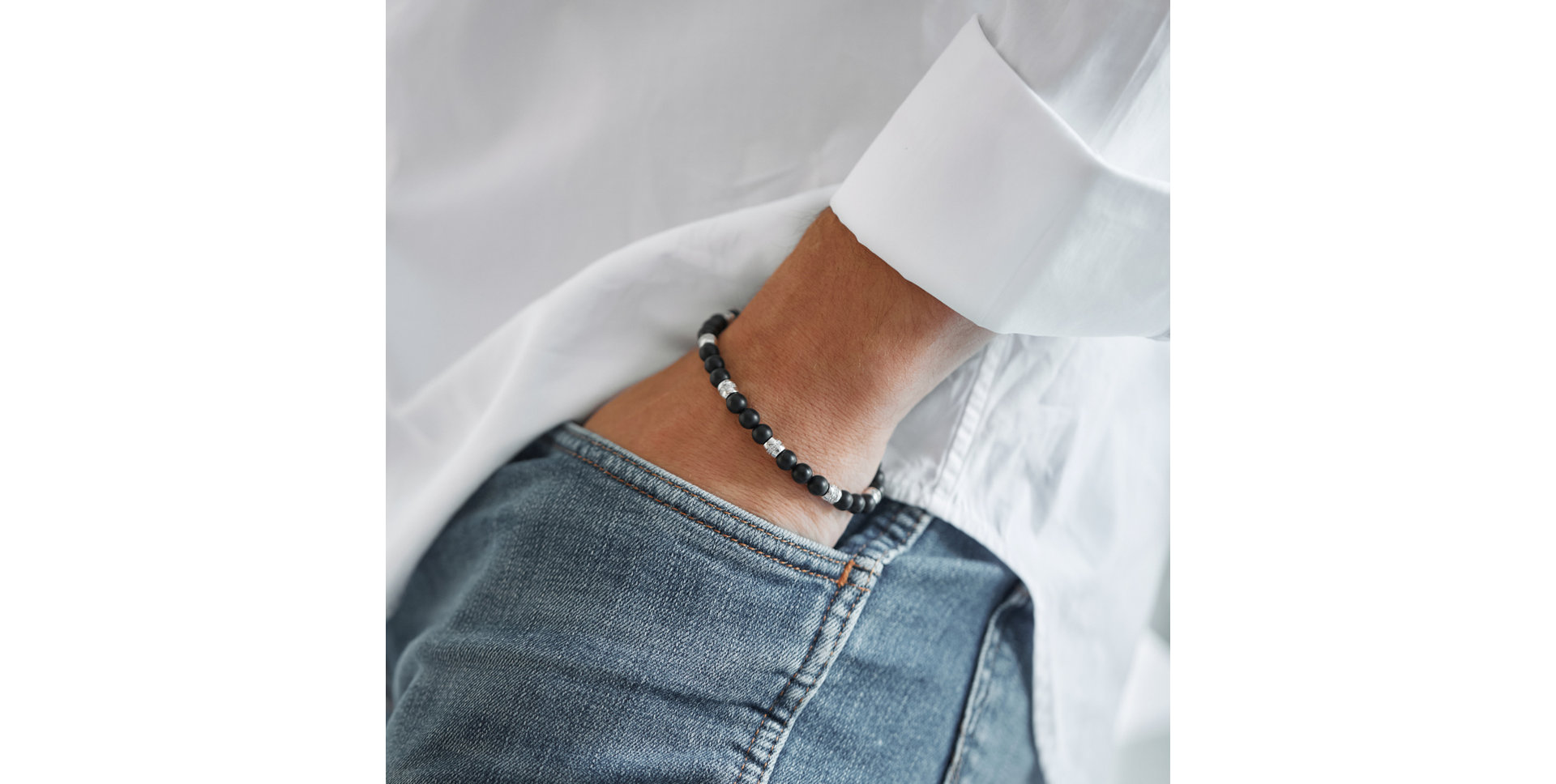 Diamond braclet with Agate Neverending Style