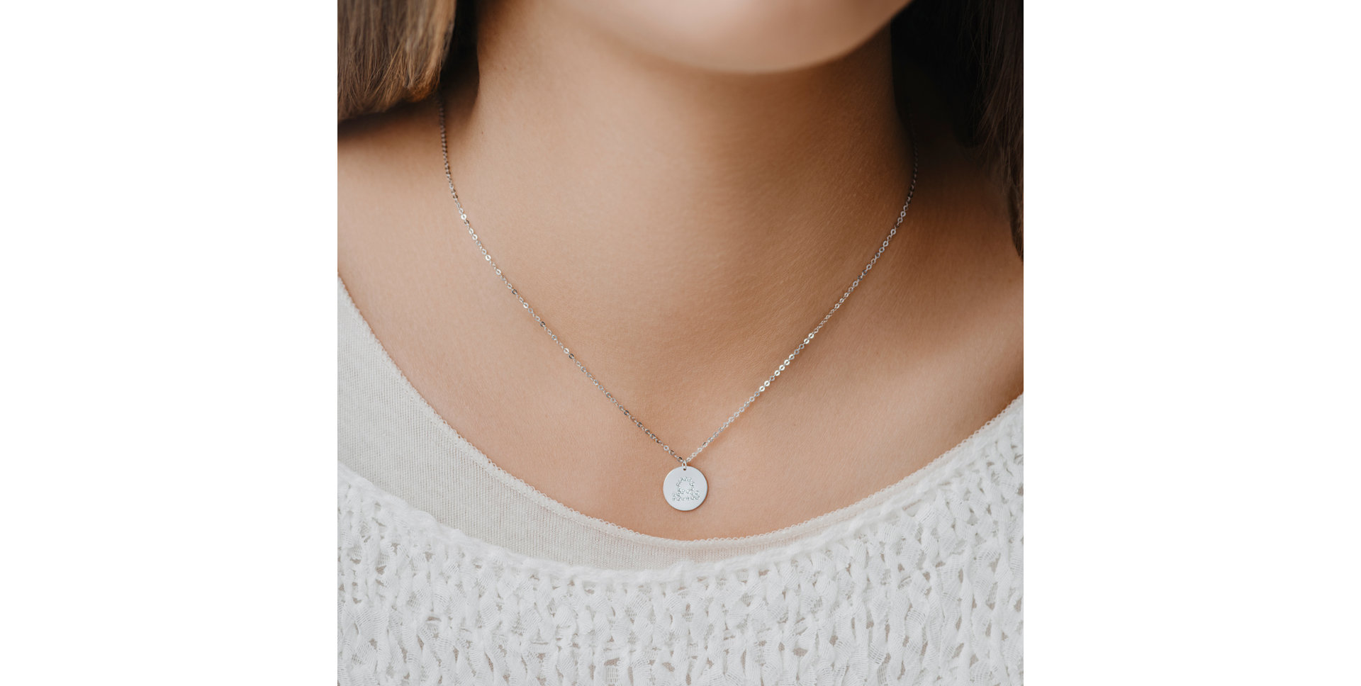 Diamond necklace Gemini