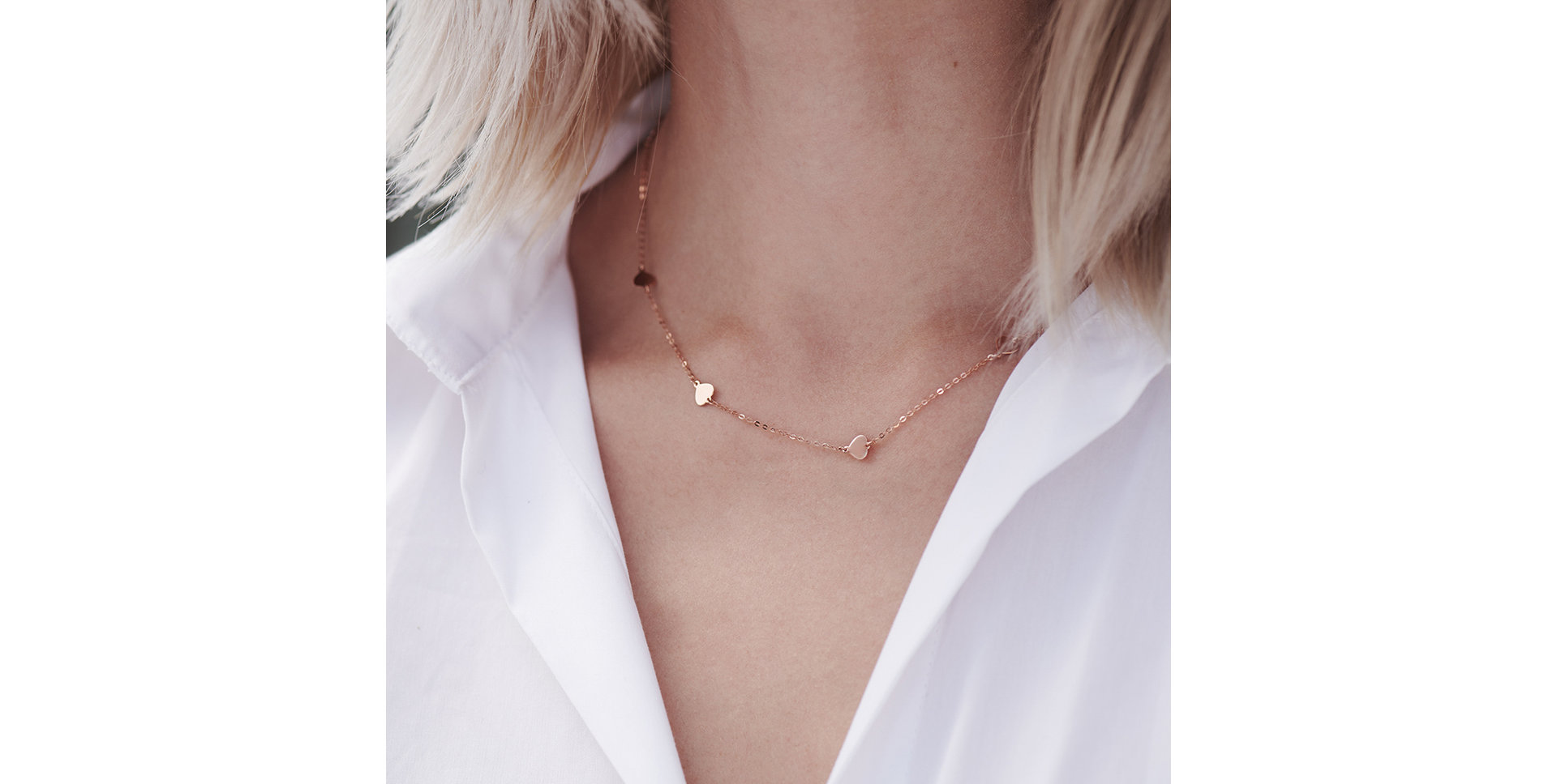 Diamond necklace Little Heart