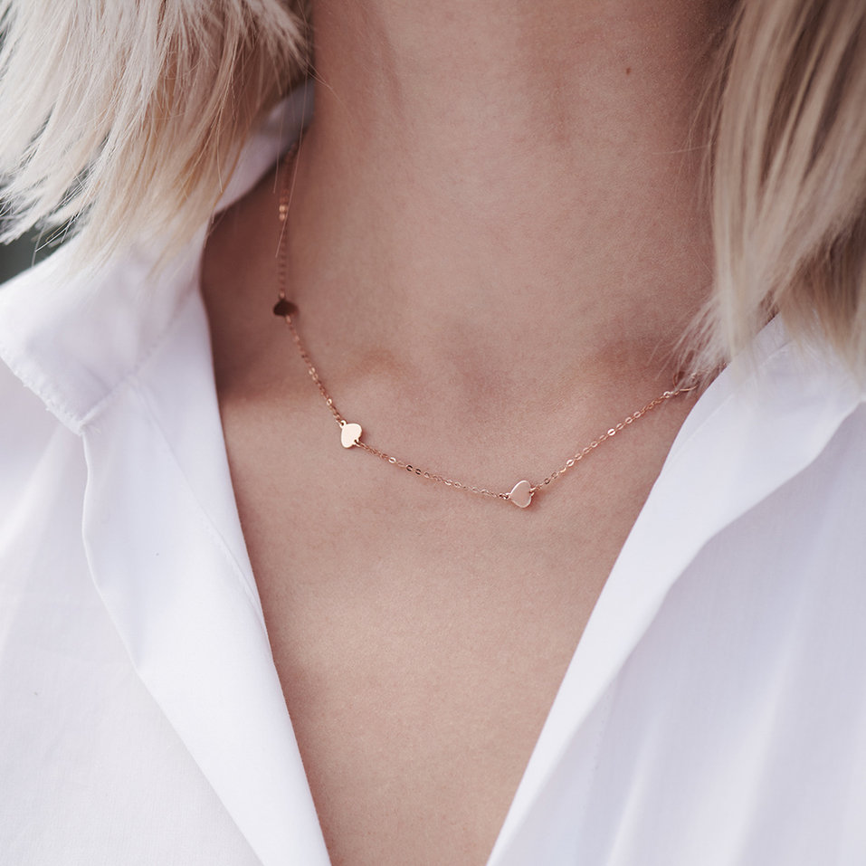 Diamond necklace Little Heart