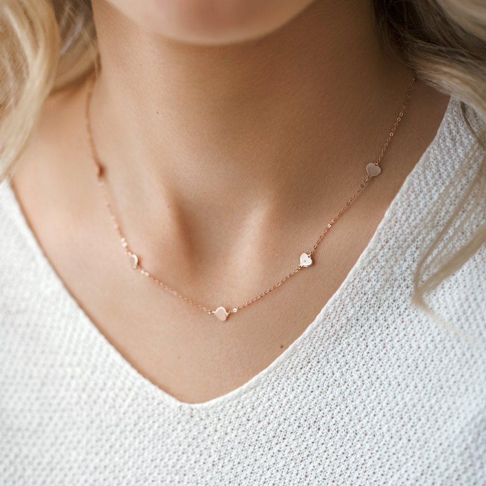 Diamond necklace Little Heart
