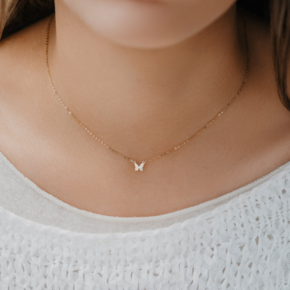 Diamond necklace Extra Butterfly