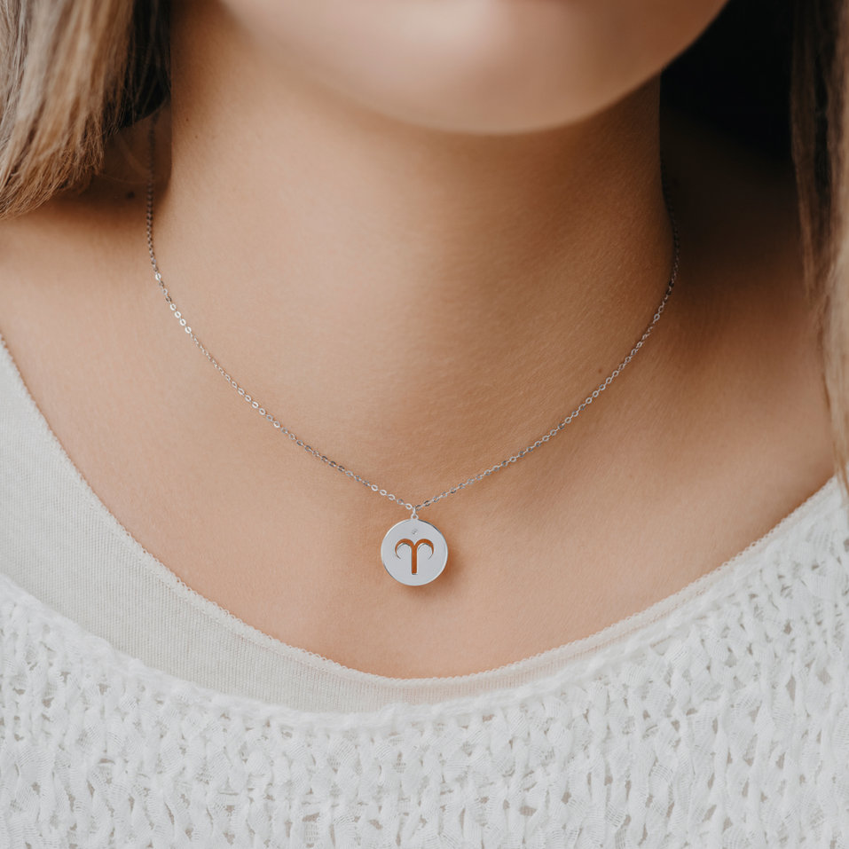 Diamond necklace Aries