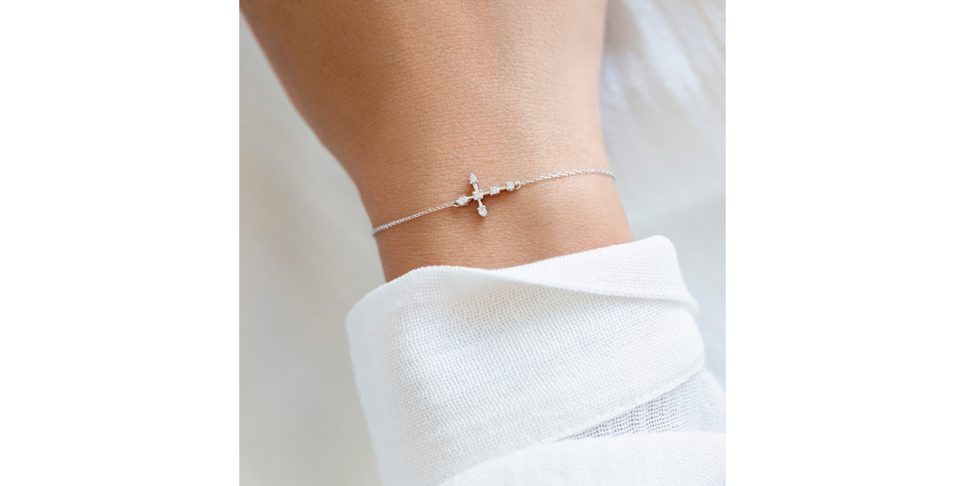 Diamond bracelet Sparkling Cross
