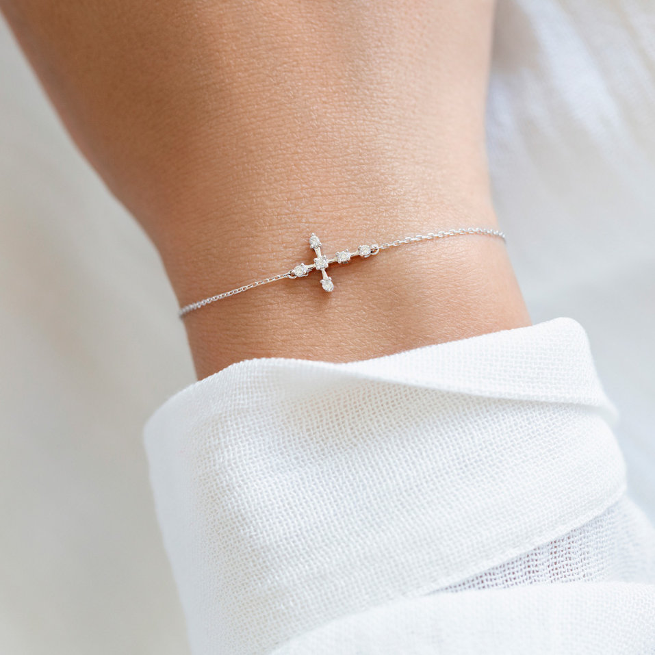 Diamond bracelet Sparkling Cross