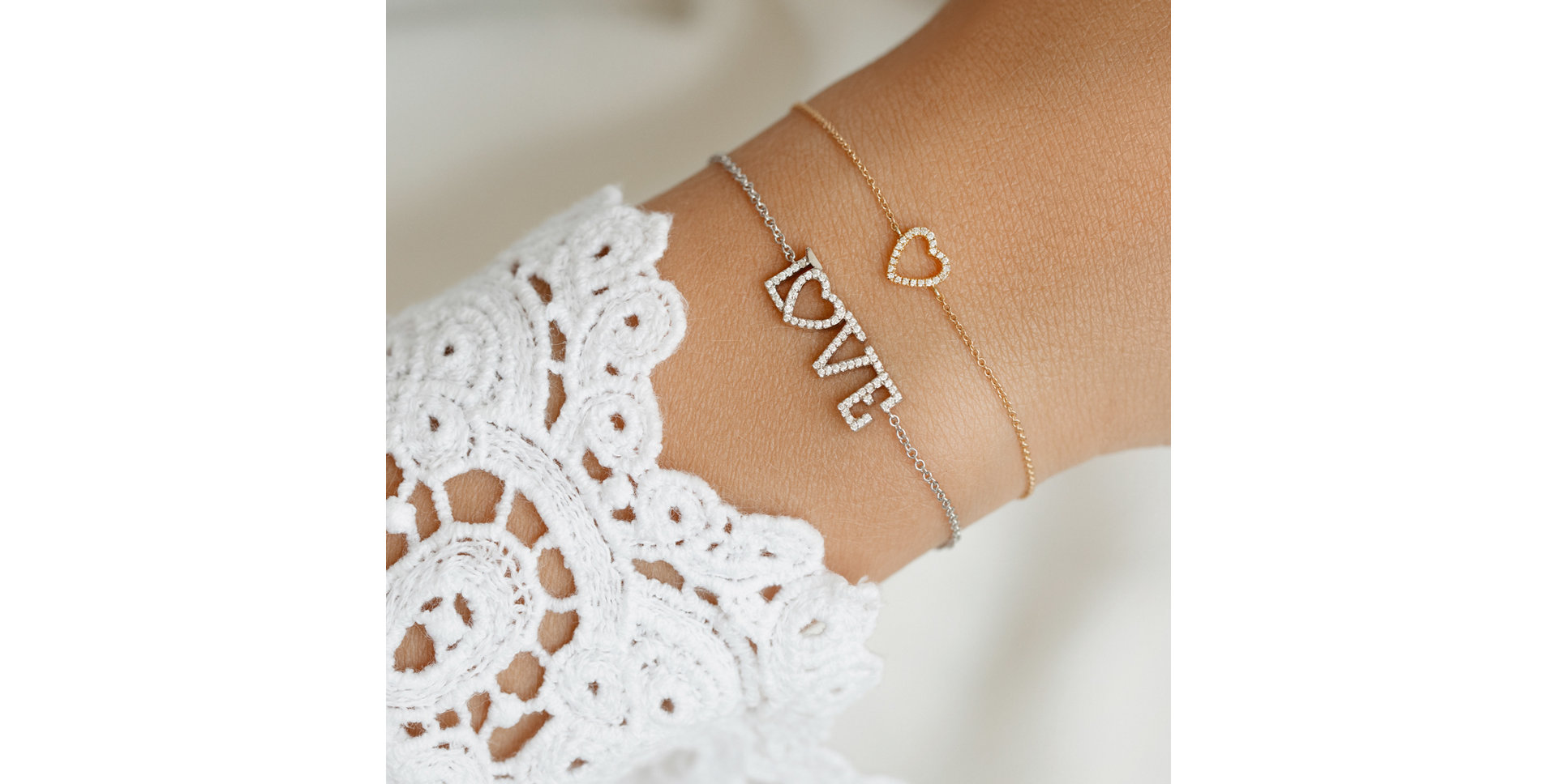 Diamond bracelet Love