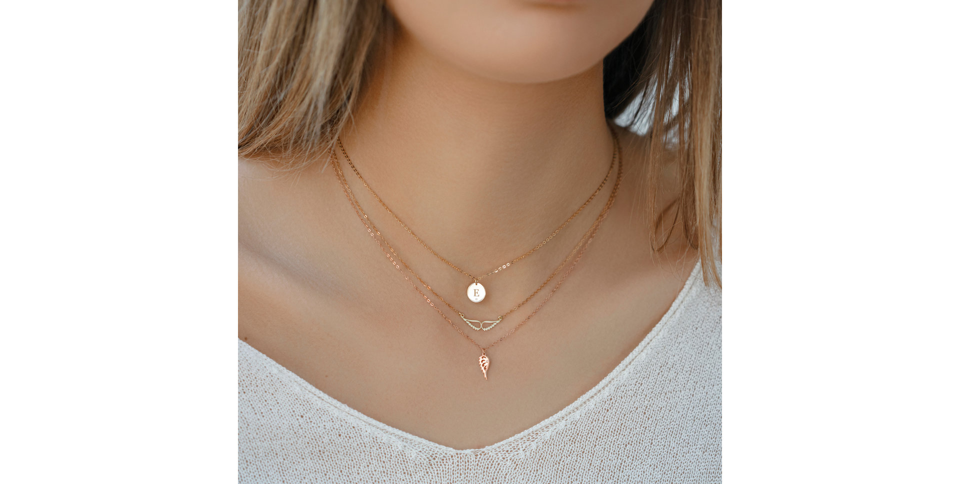 Diamond necklace Diamond Wing