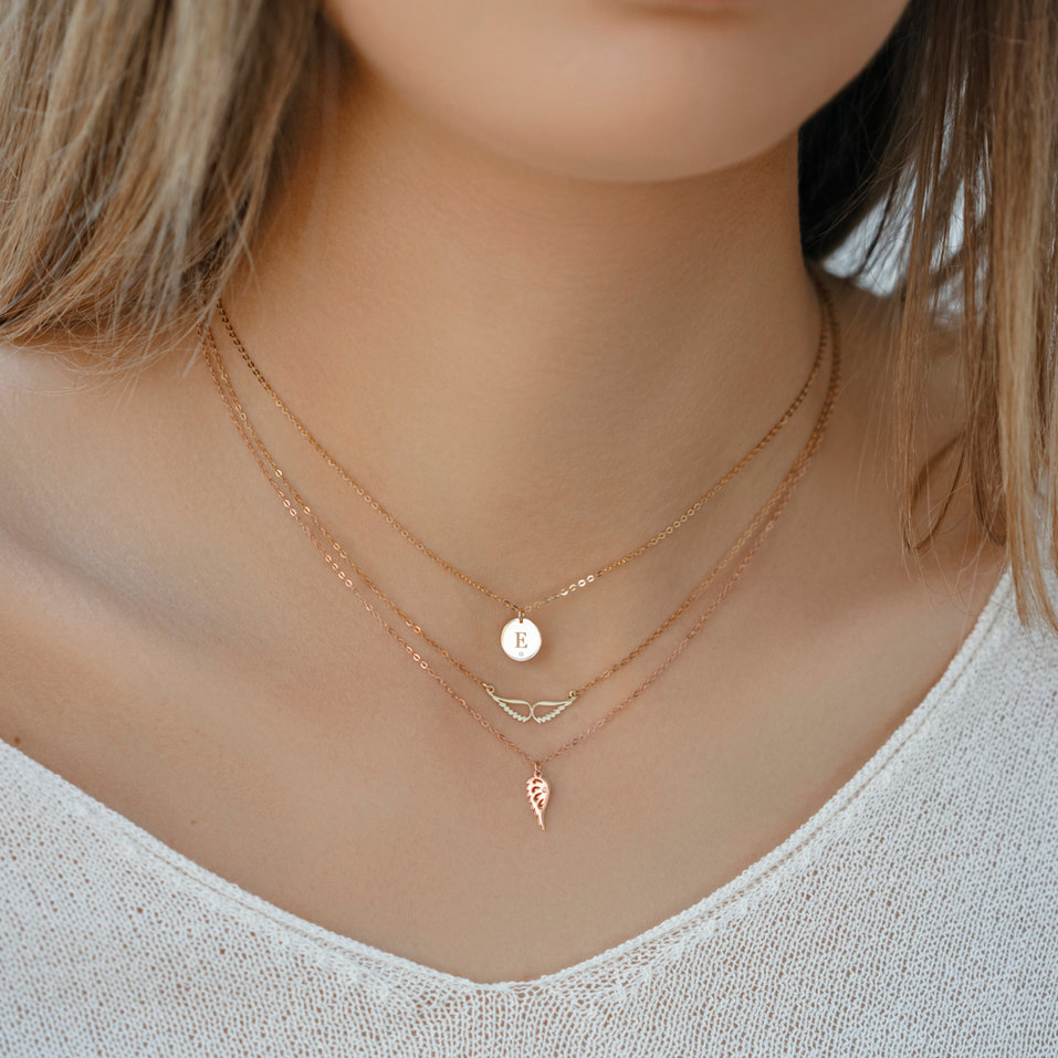 Diamond necklace Diamond Wing