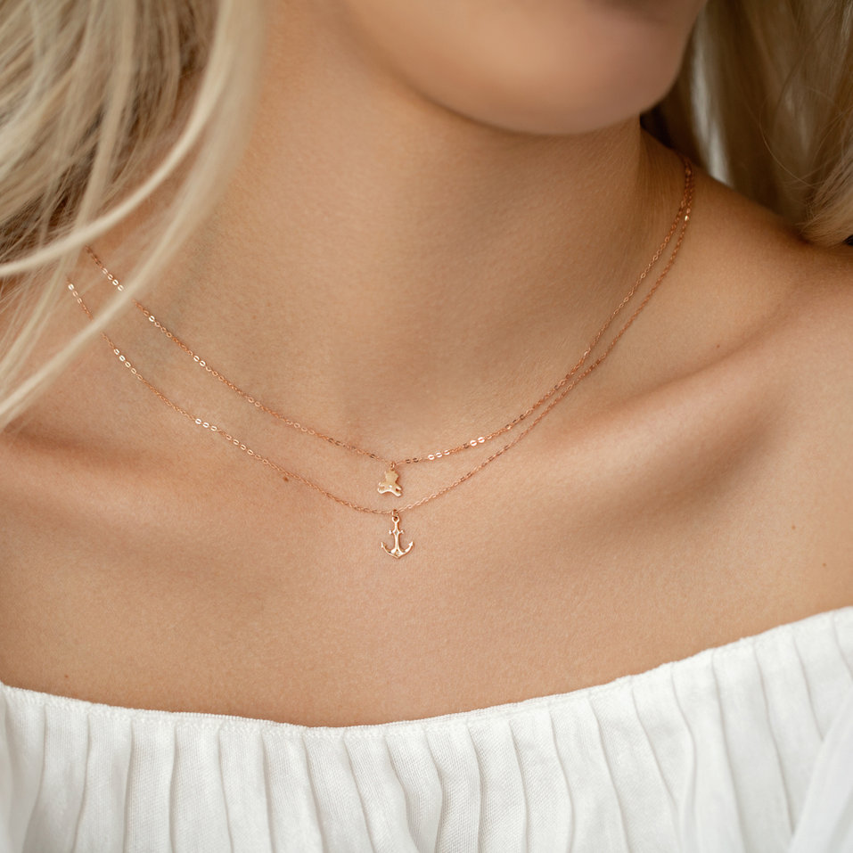 Diamond necklace Diamond Anchor