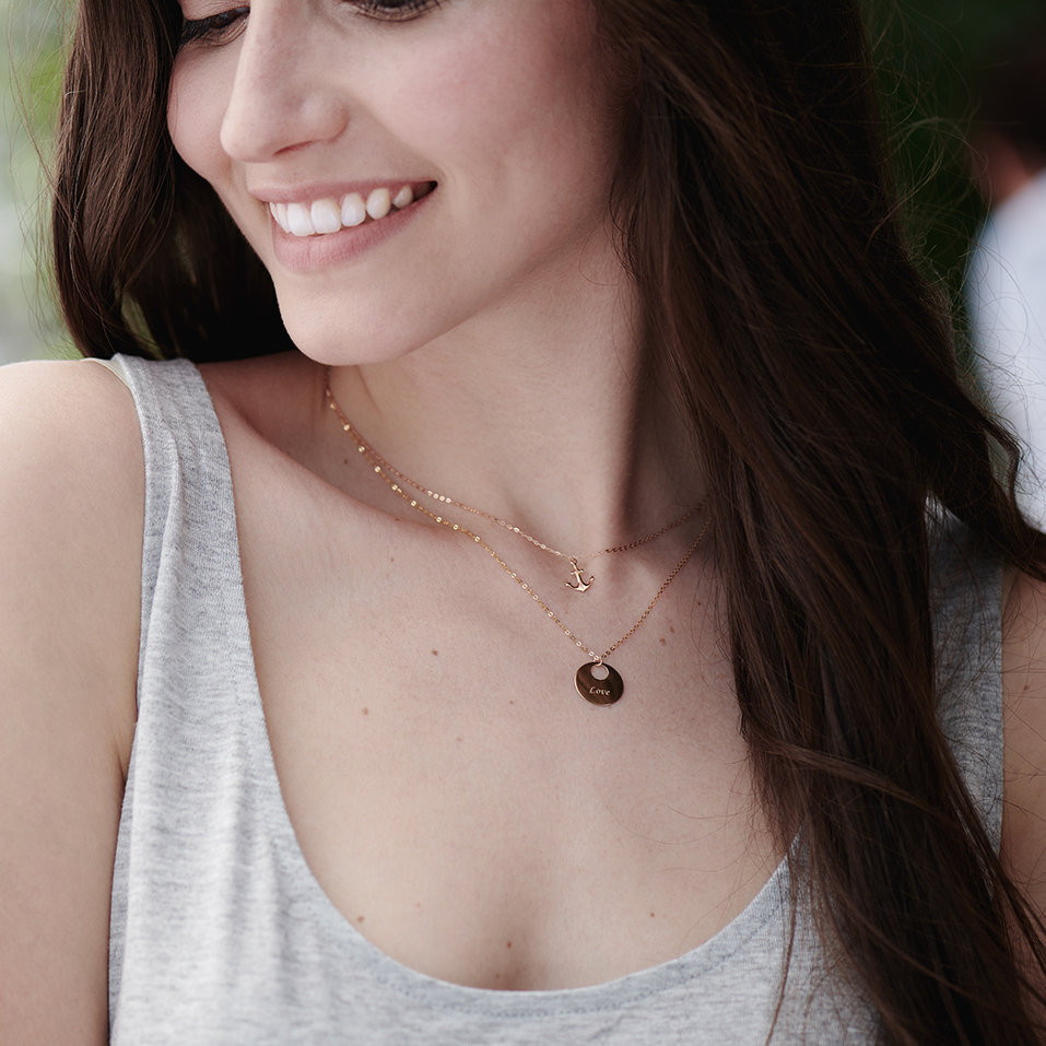 Diamond necklace Diamond Anchor