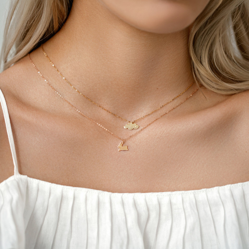 Diamond necklace Bunny