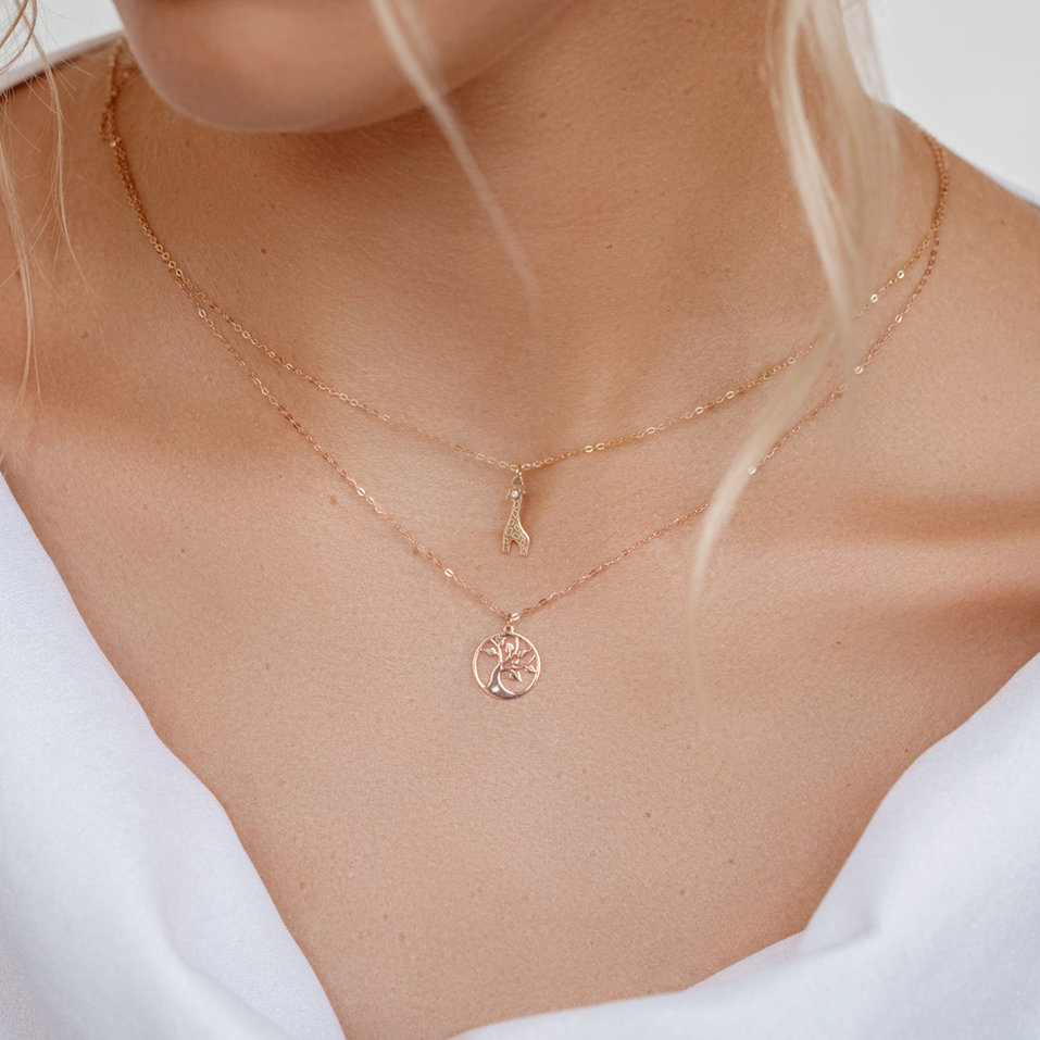 Diamond necklace Tree of Life