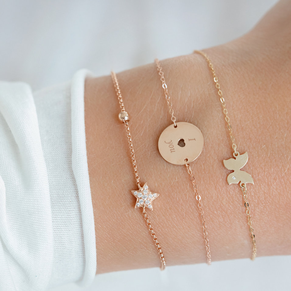 Diamond bracelet Little Butterfly