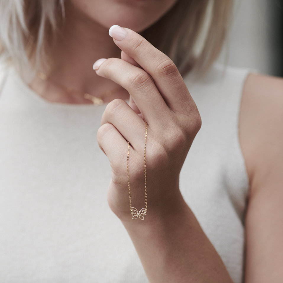 Diamond bracelet Miracle Butterfly