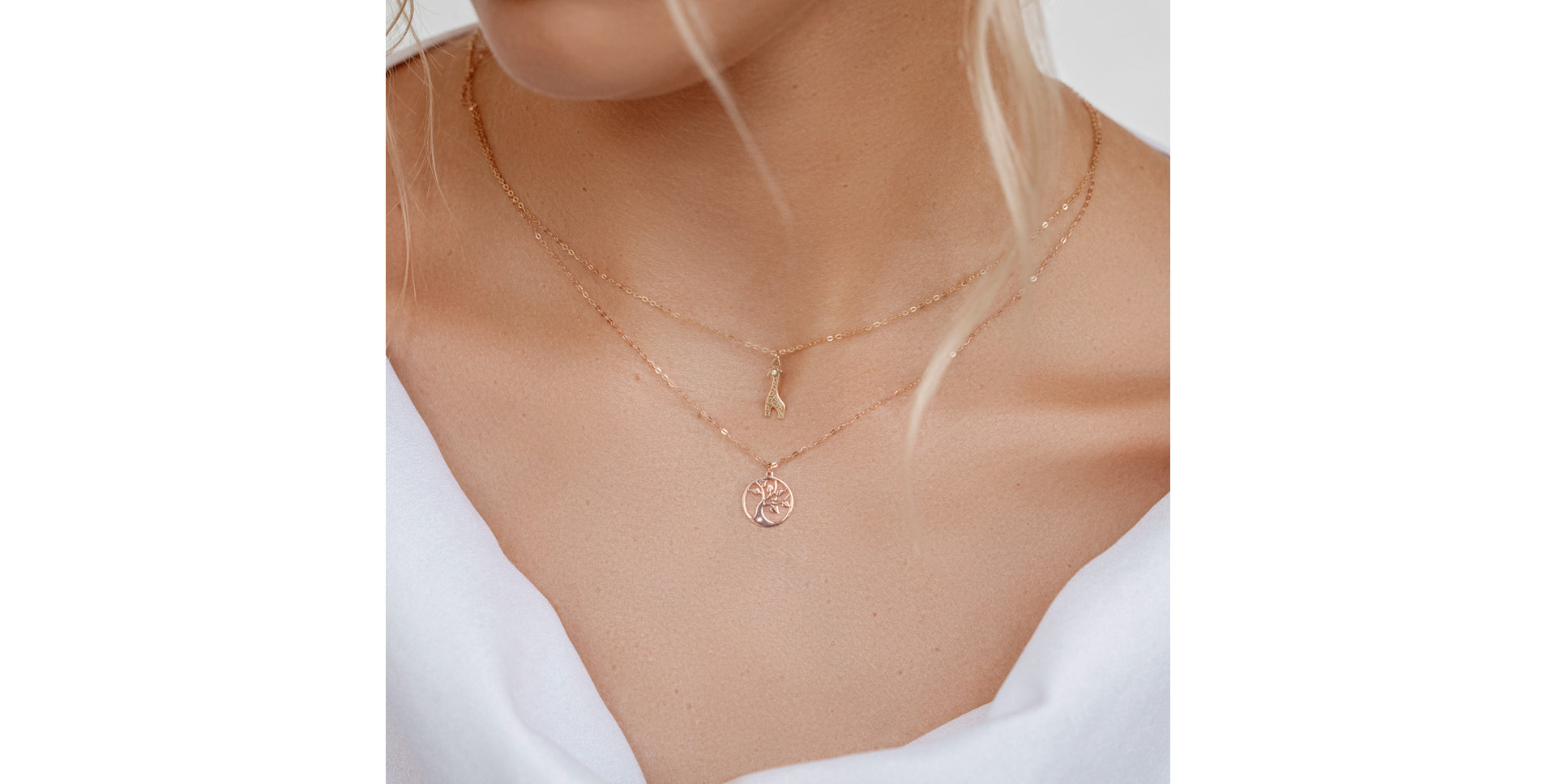 Diamond necklace Little Giraffe