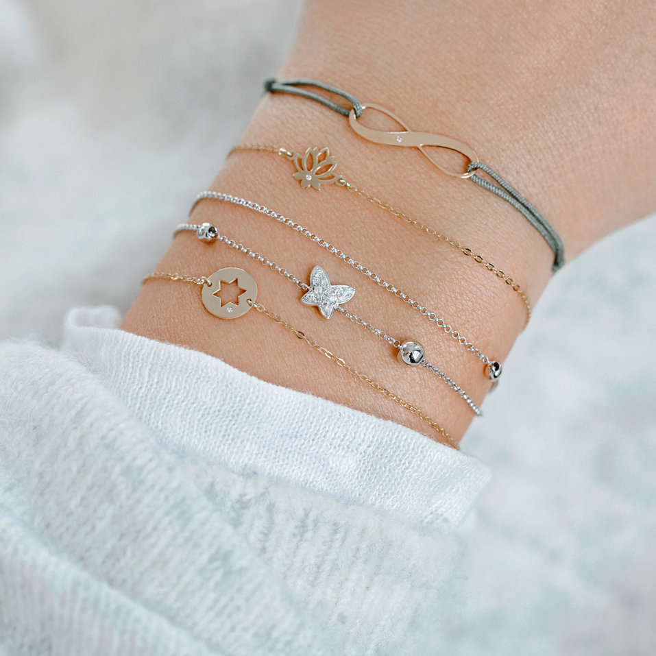 Diamond bracelet Little Lotus