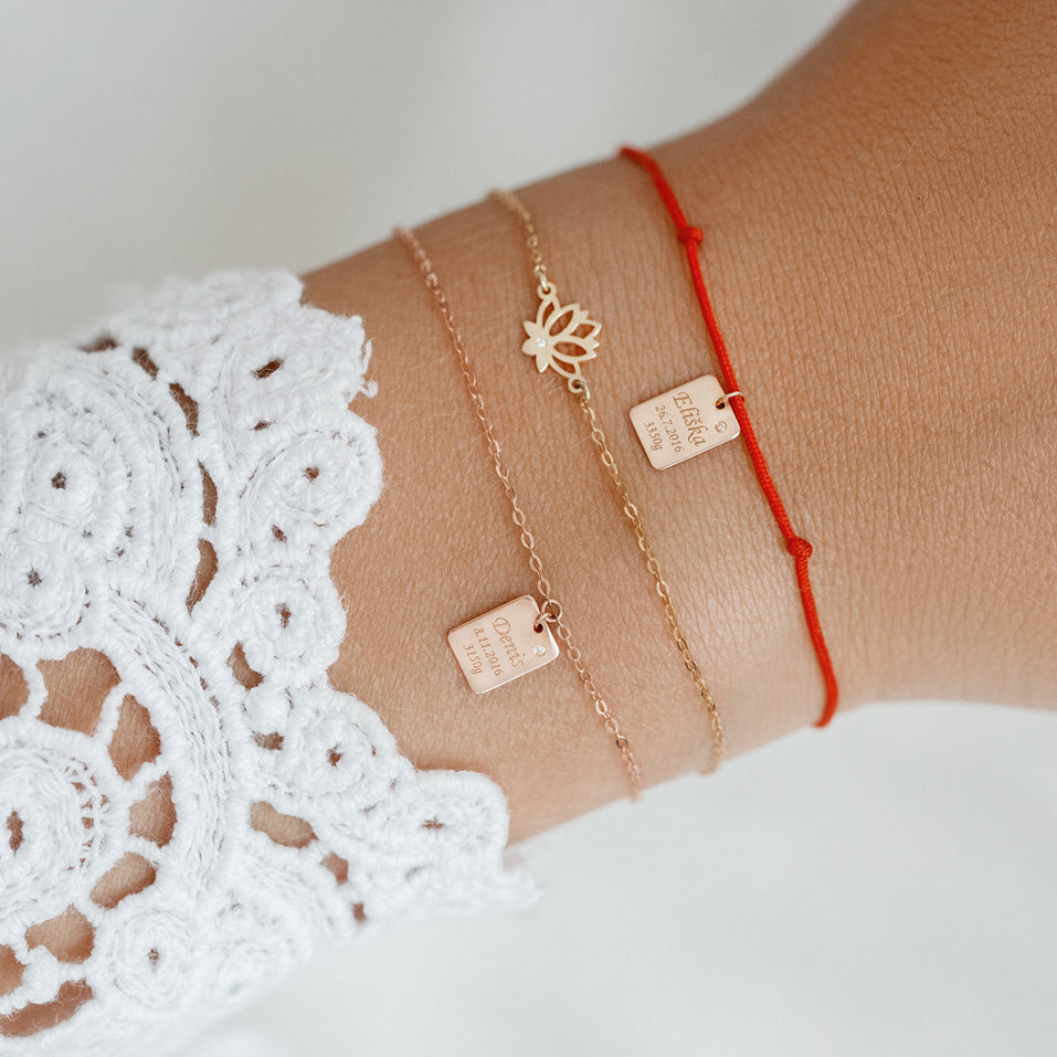 Diamond bracelet Little Lotus