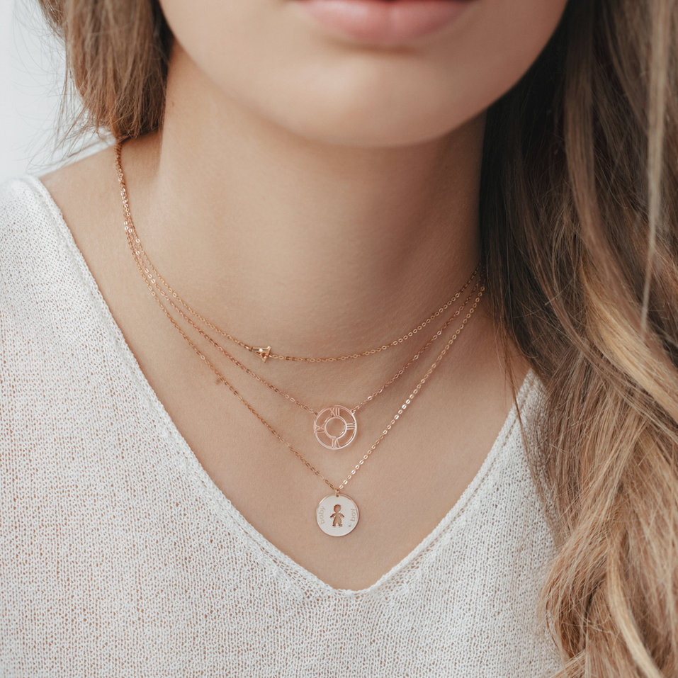 Diamond necklace Time