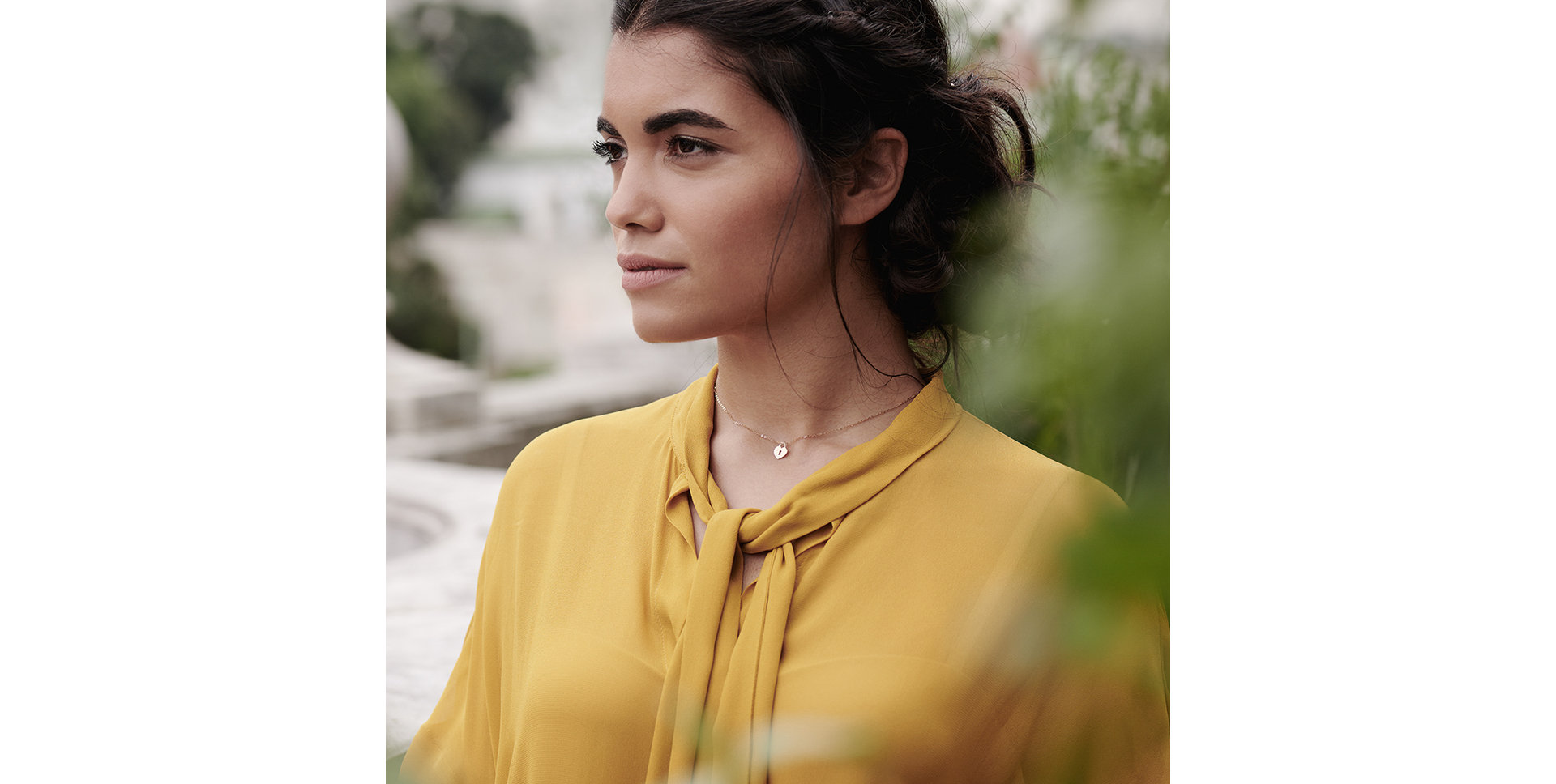 Diamond necklace Heart Lock