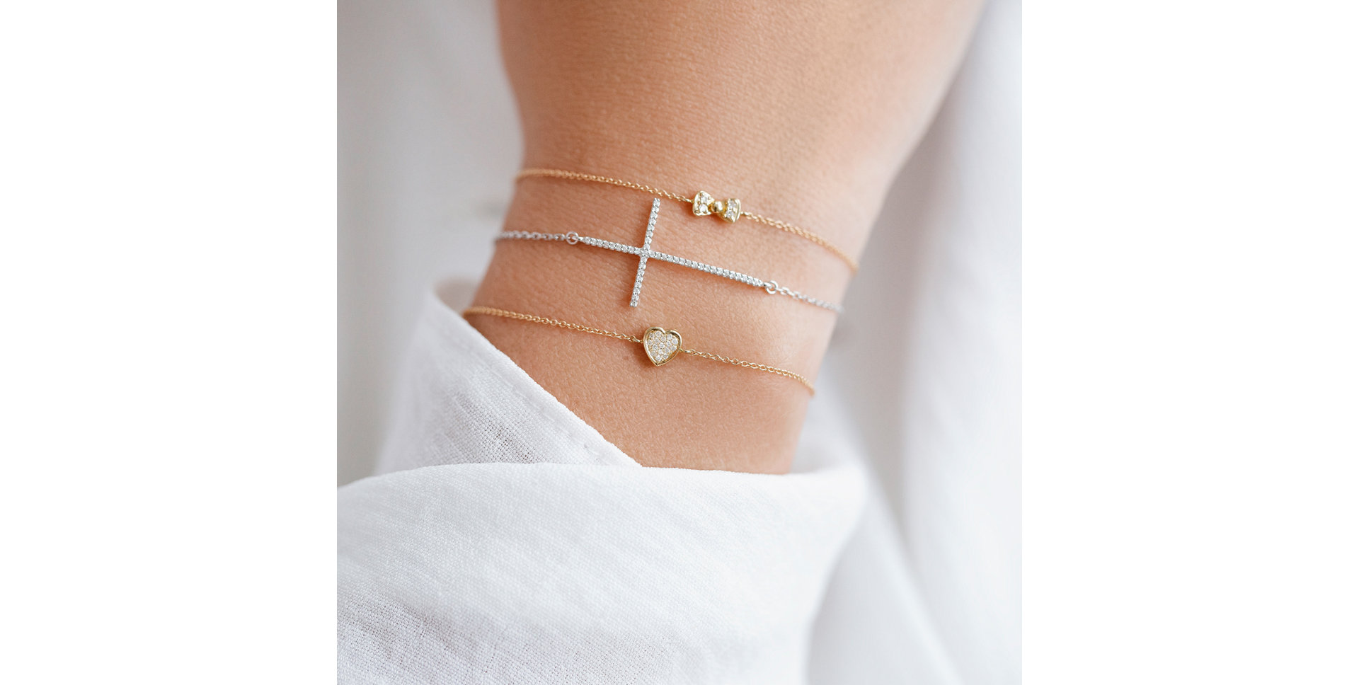 Diamond bracelet Shiny Bow