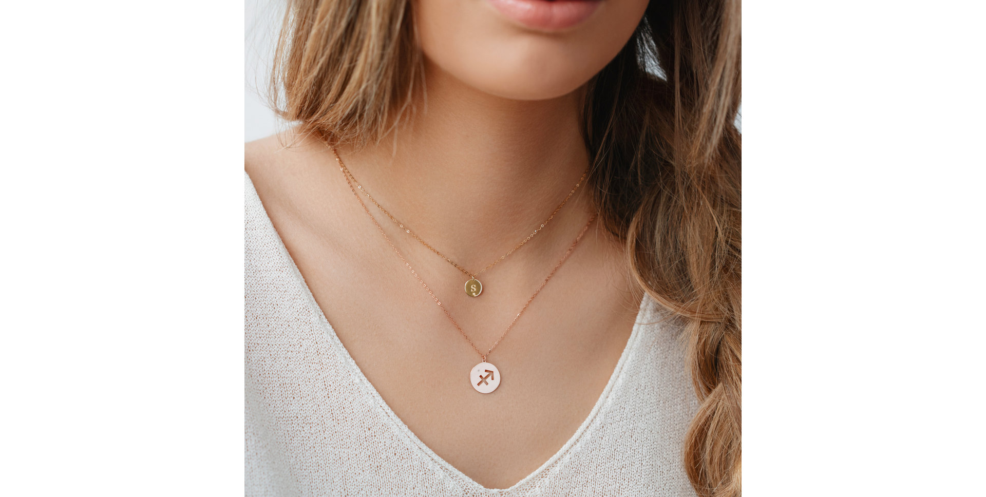 Diamond necklace Virgo