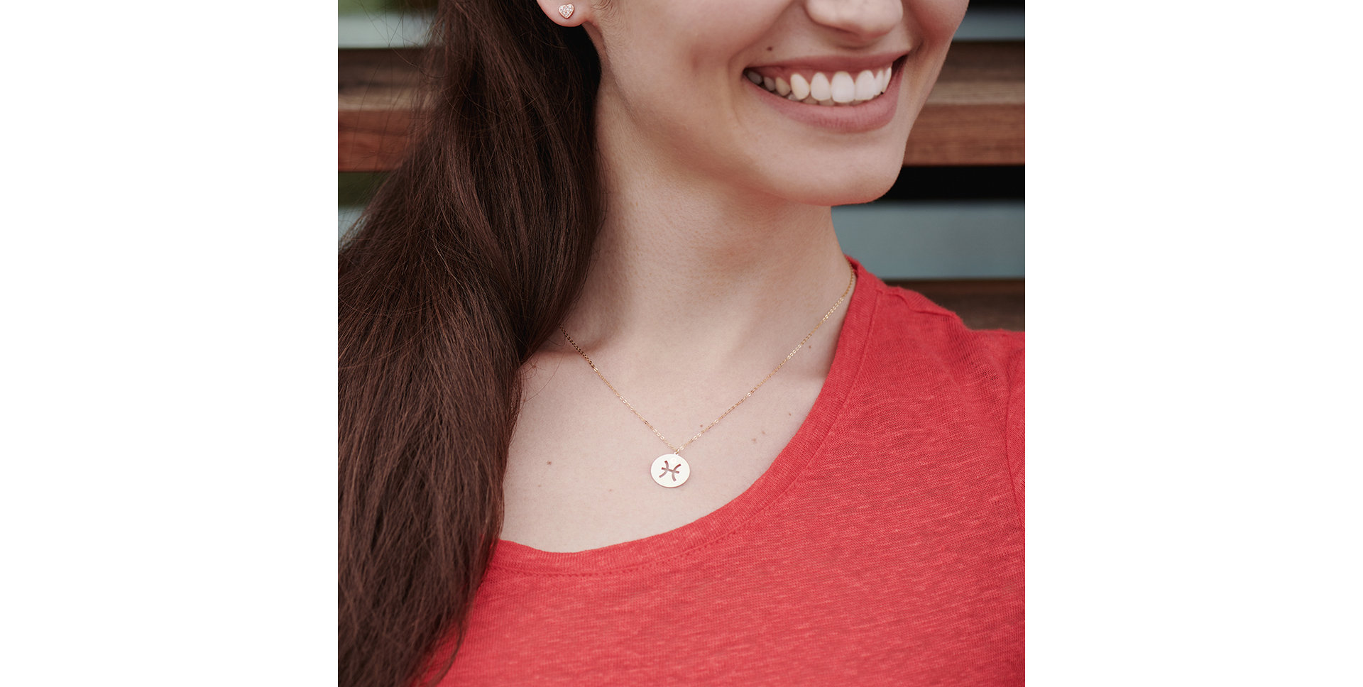 Diamond necklace Pisces