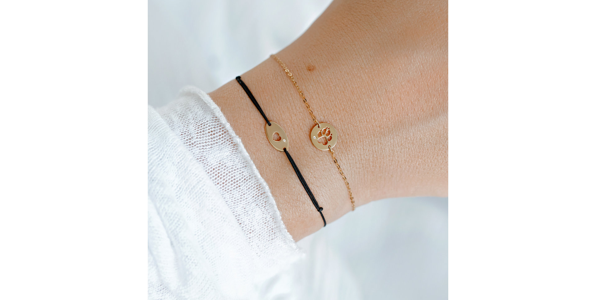 Diamond bracelet Gold Heart