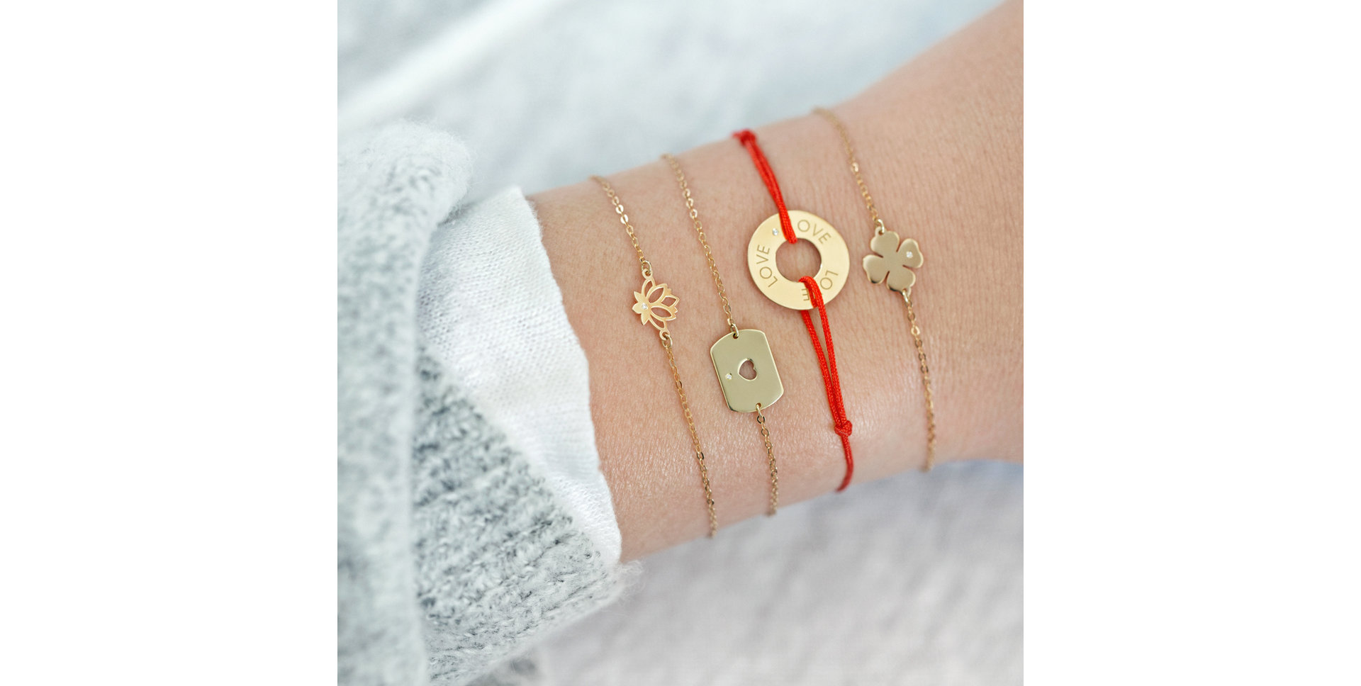 Diamond bracelet Love Circle