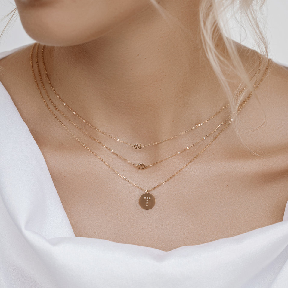 Diamond necklace Lucky One