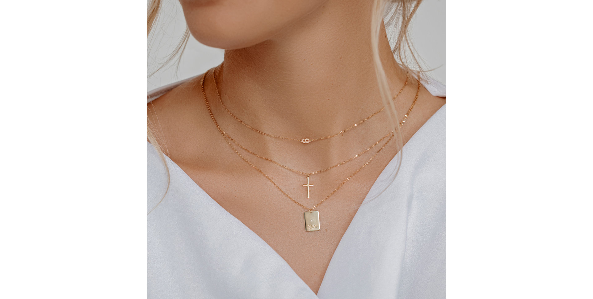 Diamond necklace Lucky Six