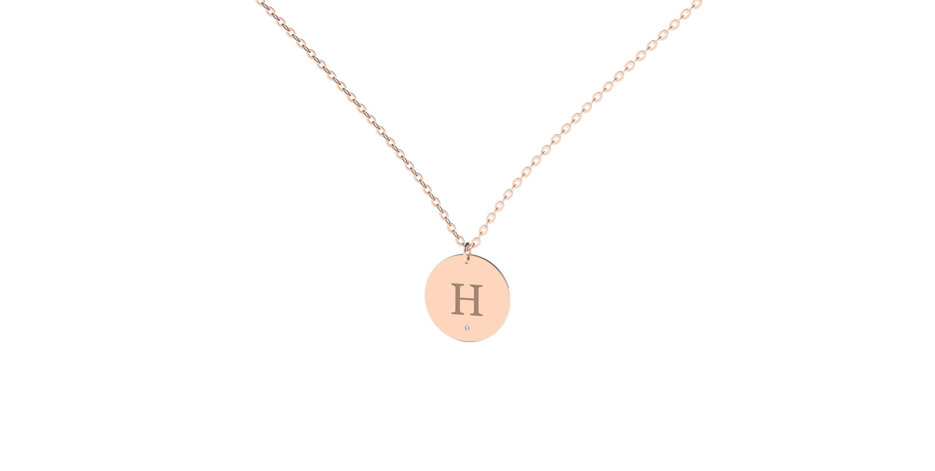 Diamond necklace Big Coins H