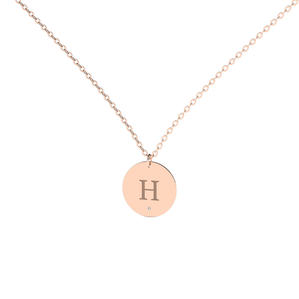 Diamond necklace Big Coins H