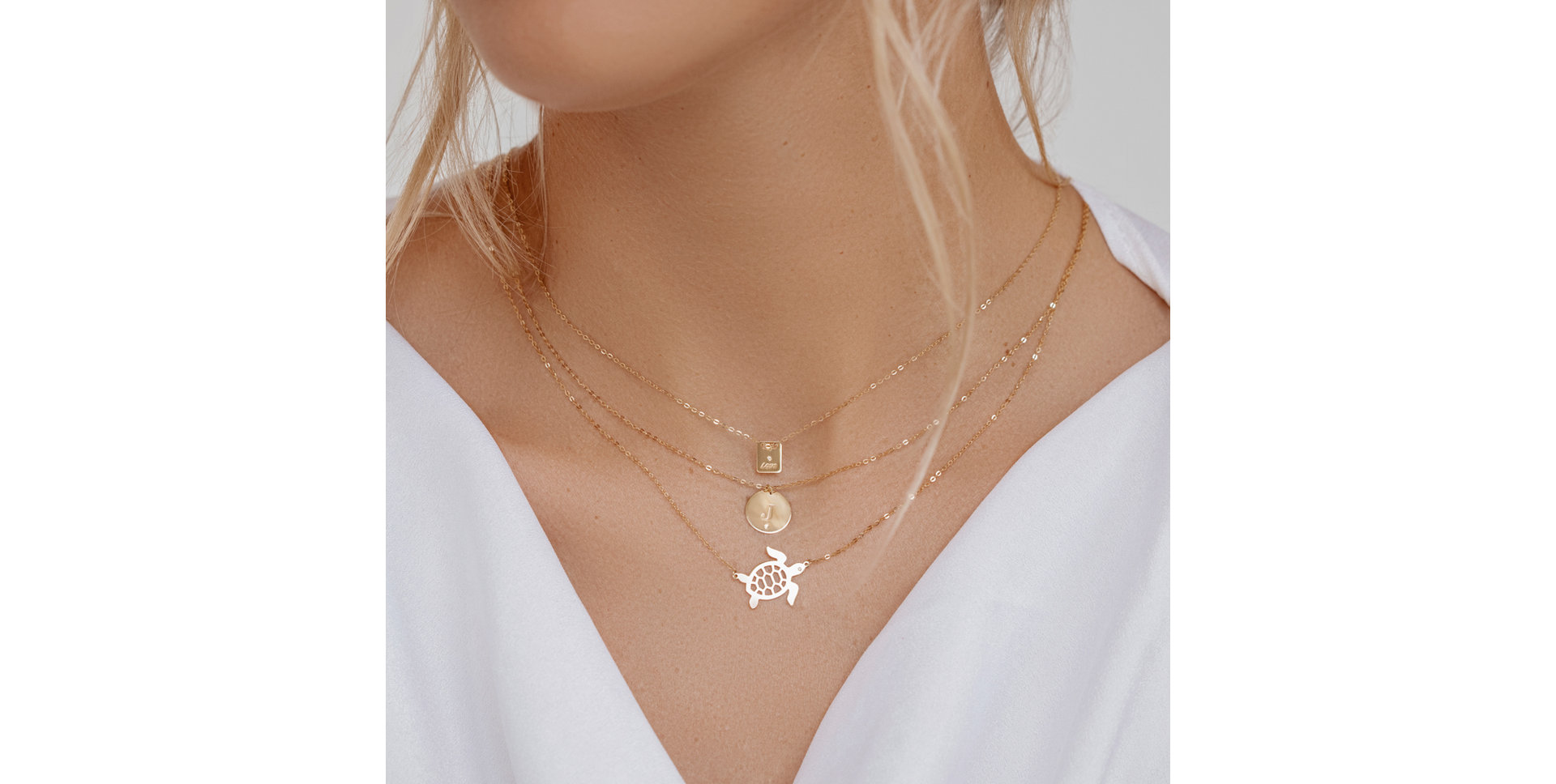 Diamond necklace Big Coins J