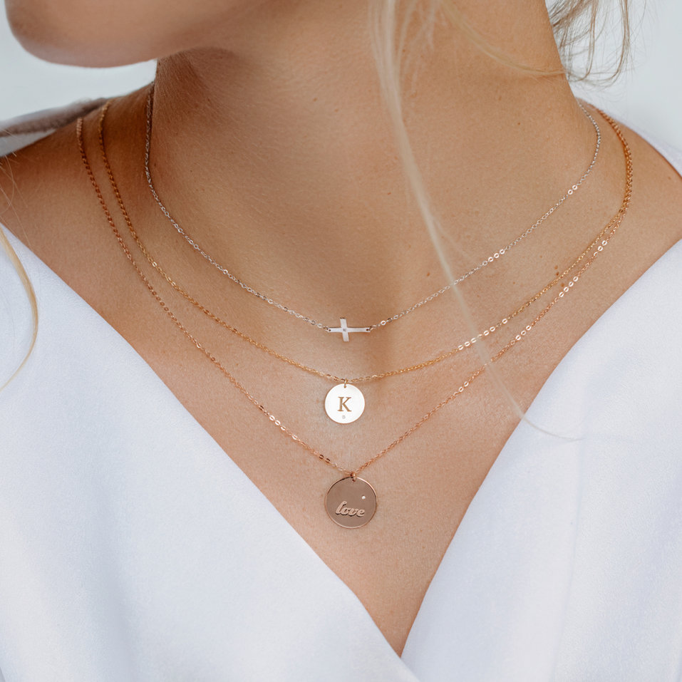 Diamond necklace Big Coins K