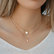 Diamond necklace Little Coins E7
