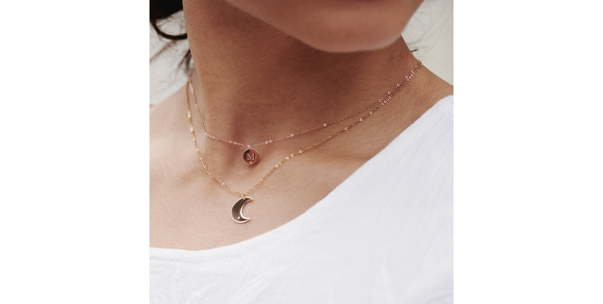 Diamond necklace Little Coins P