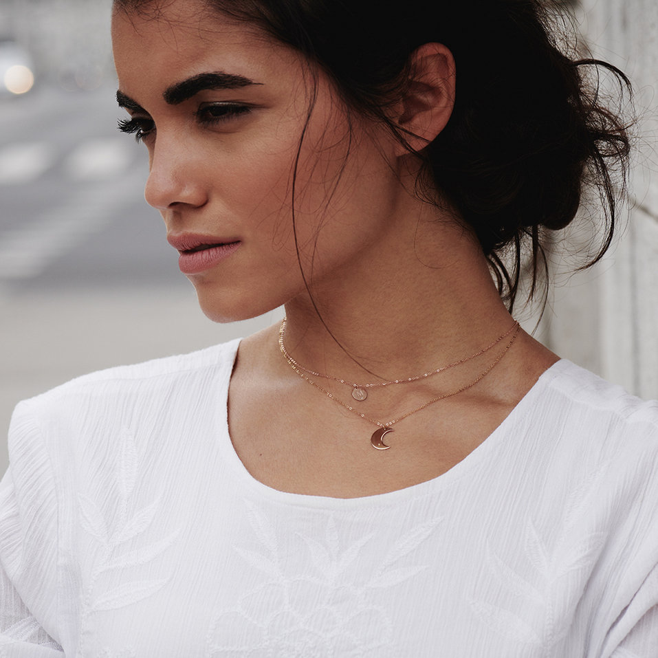 Diamond necklace Little Coins Q