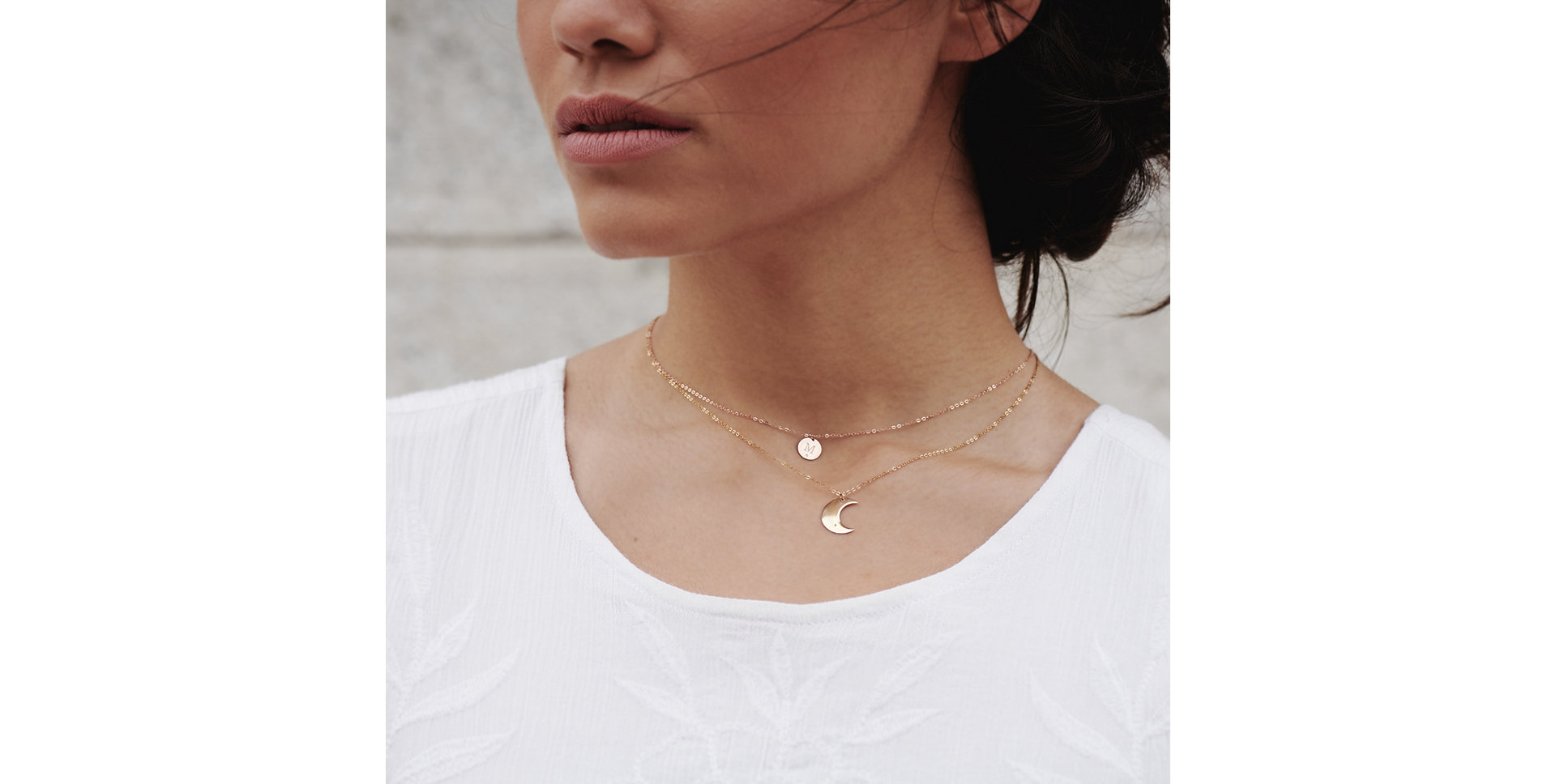 Diamond necklace Little Coins Q