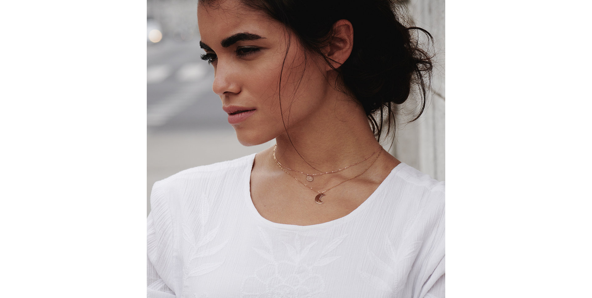 Diamond necklace Little Coins W