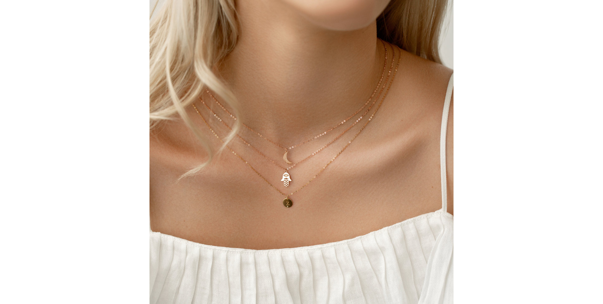 Diamond necklace Little Coins Z