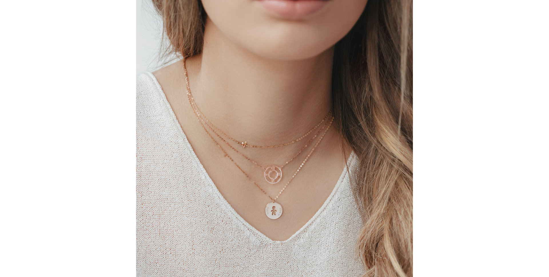 Diamond necklace Big Line A