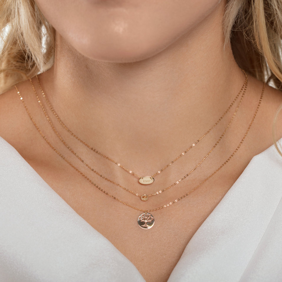 Diamond necklace Minimalism