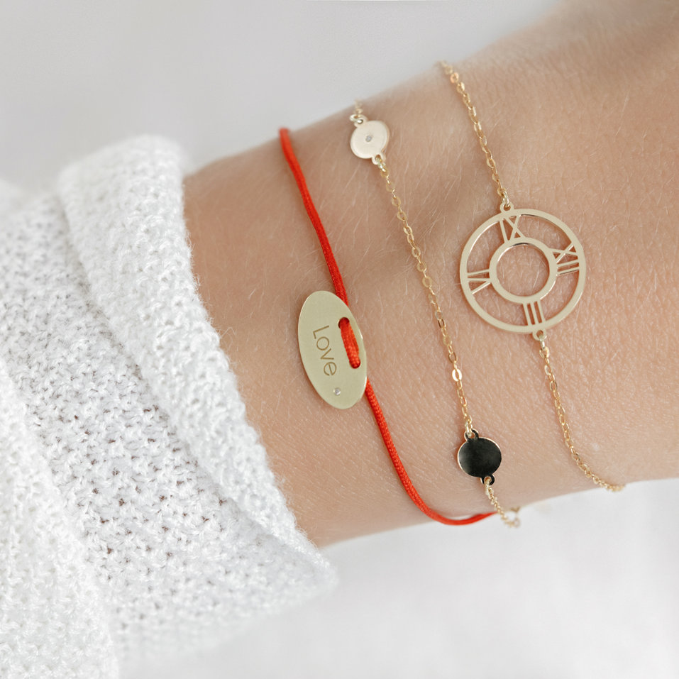 Diamond bracelet Love Hour