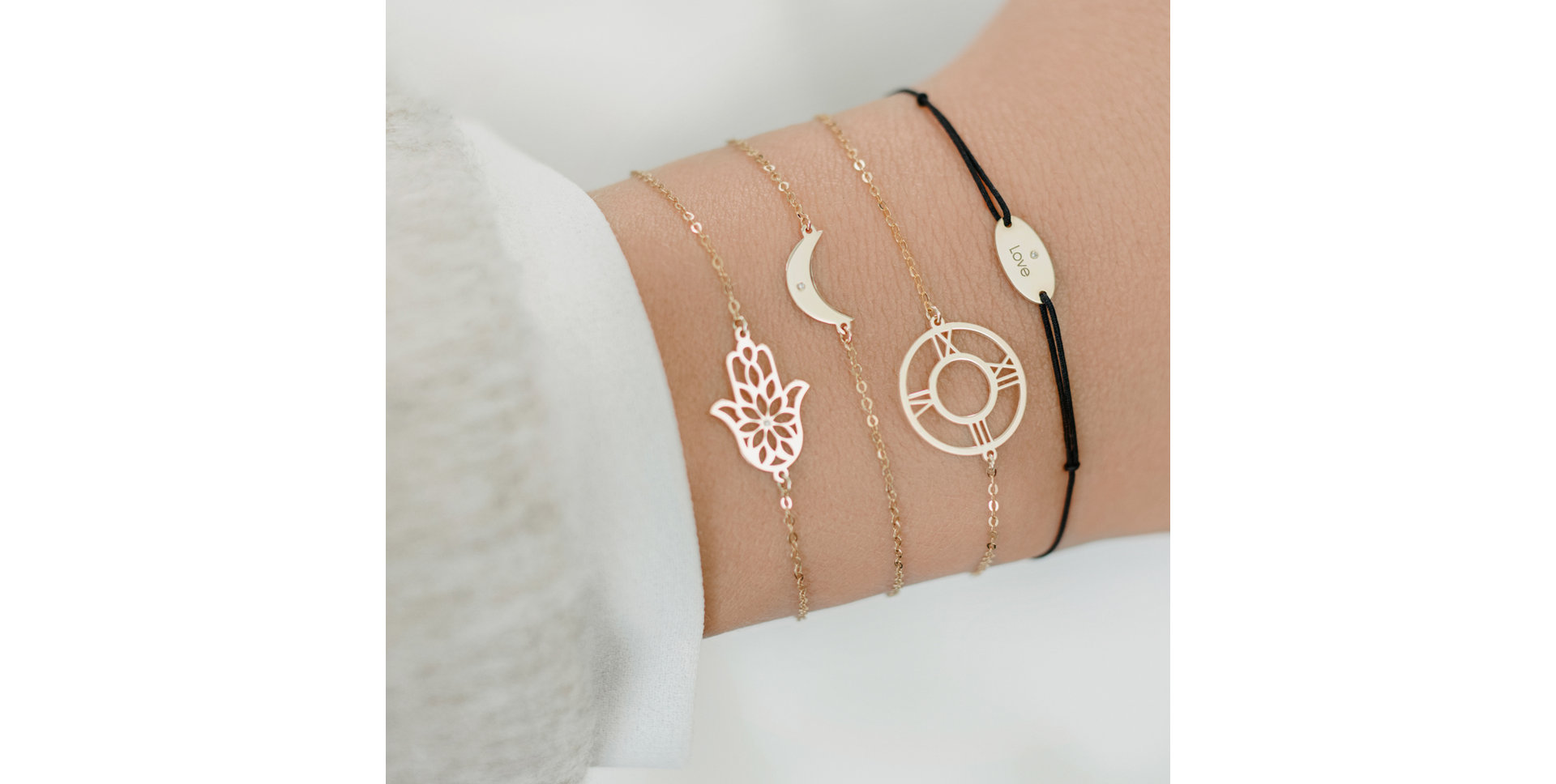 Diamond bracelet Love Hour