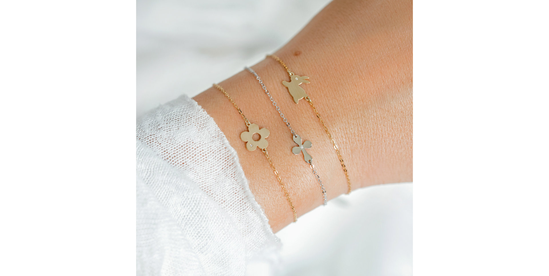 Diamond bracelet Flower