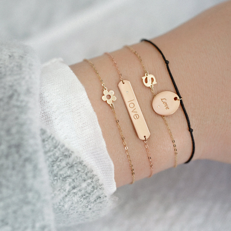 Diamond bracelet Diamond Flower