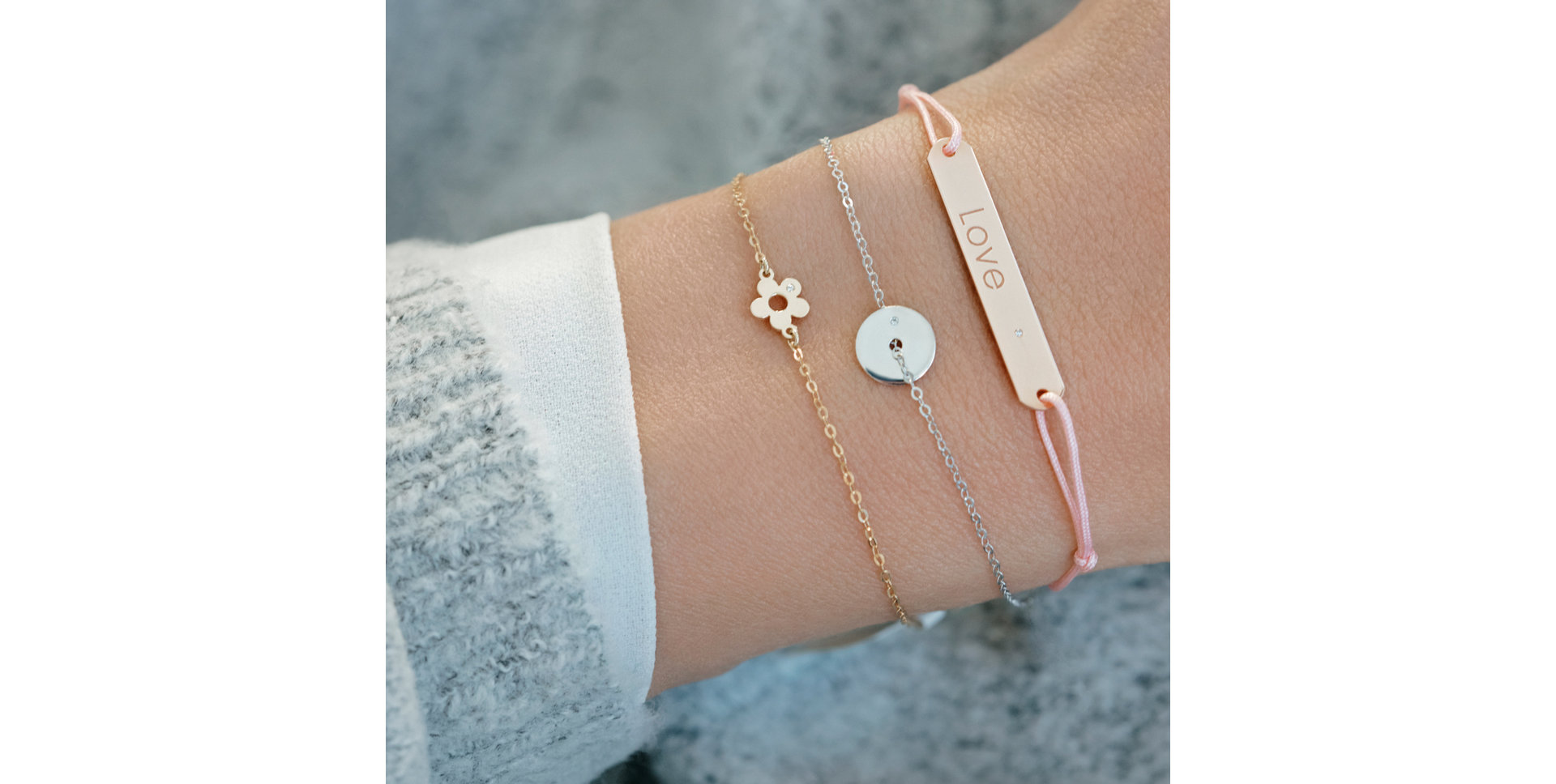 Diamond bracelet Diamond Flower