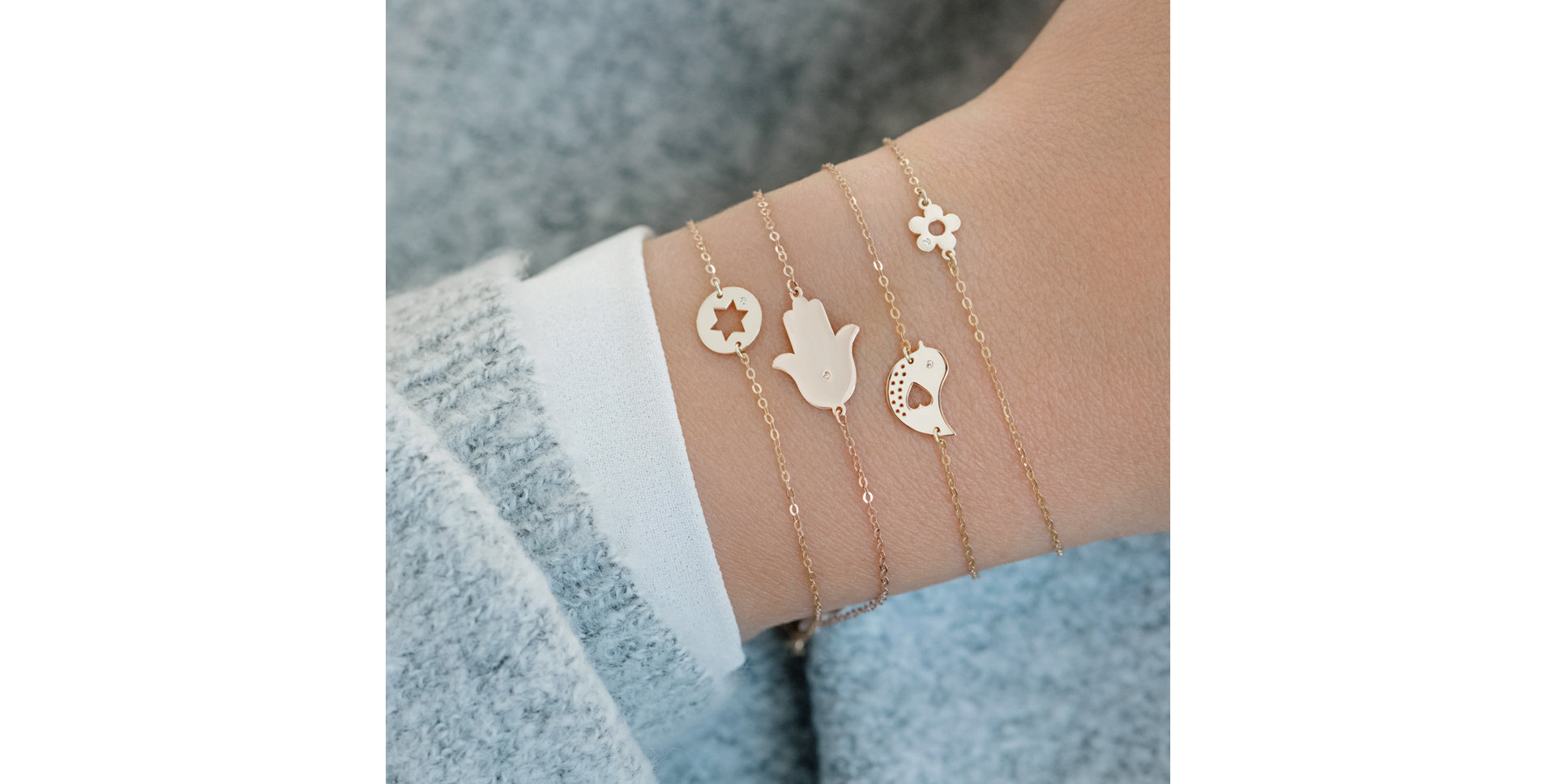 Diamond bracelet Diamond Flower