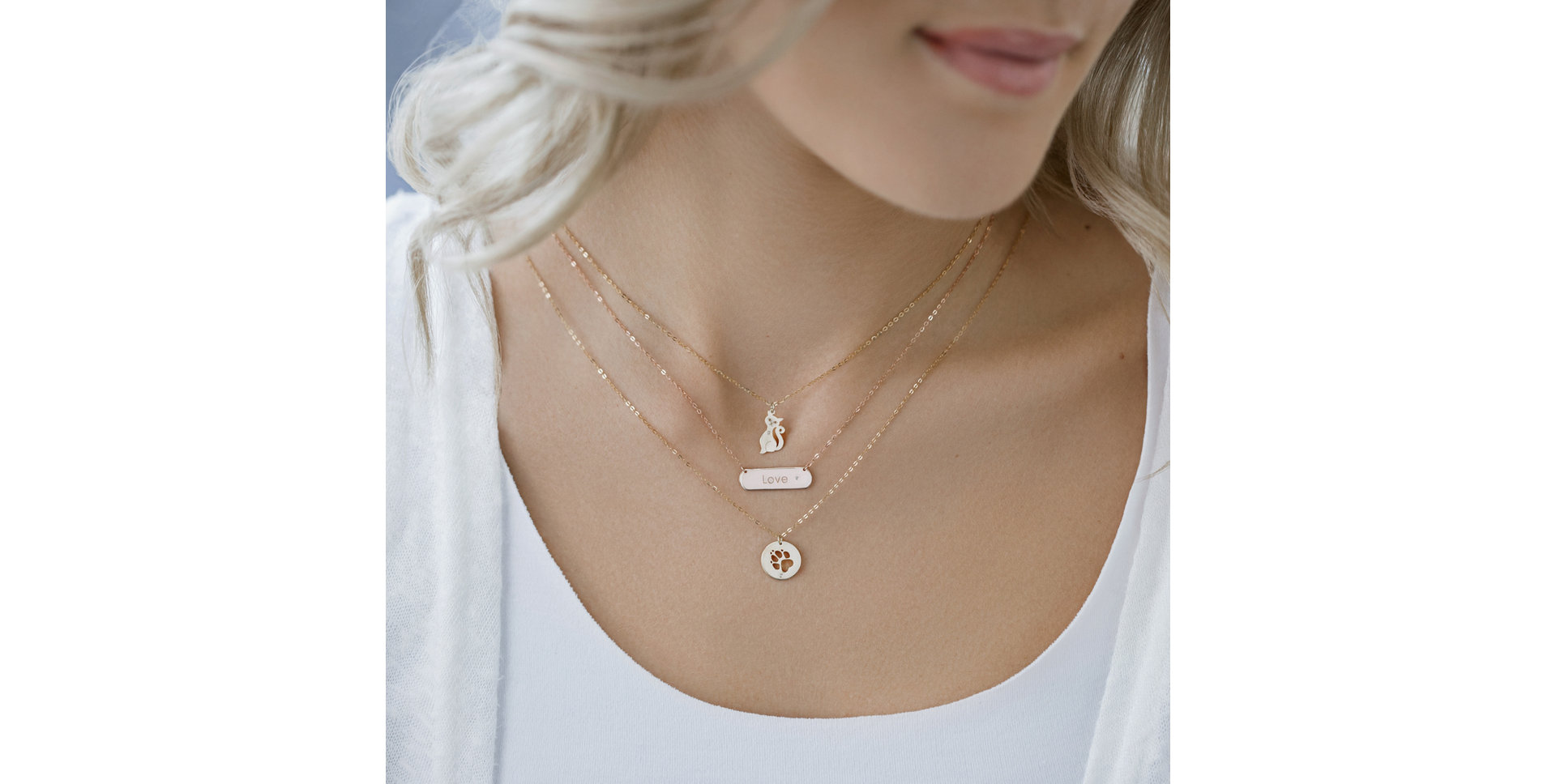 Diamond necklace Cat