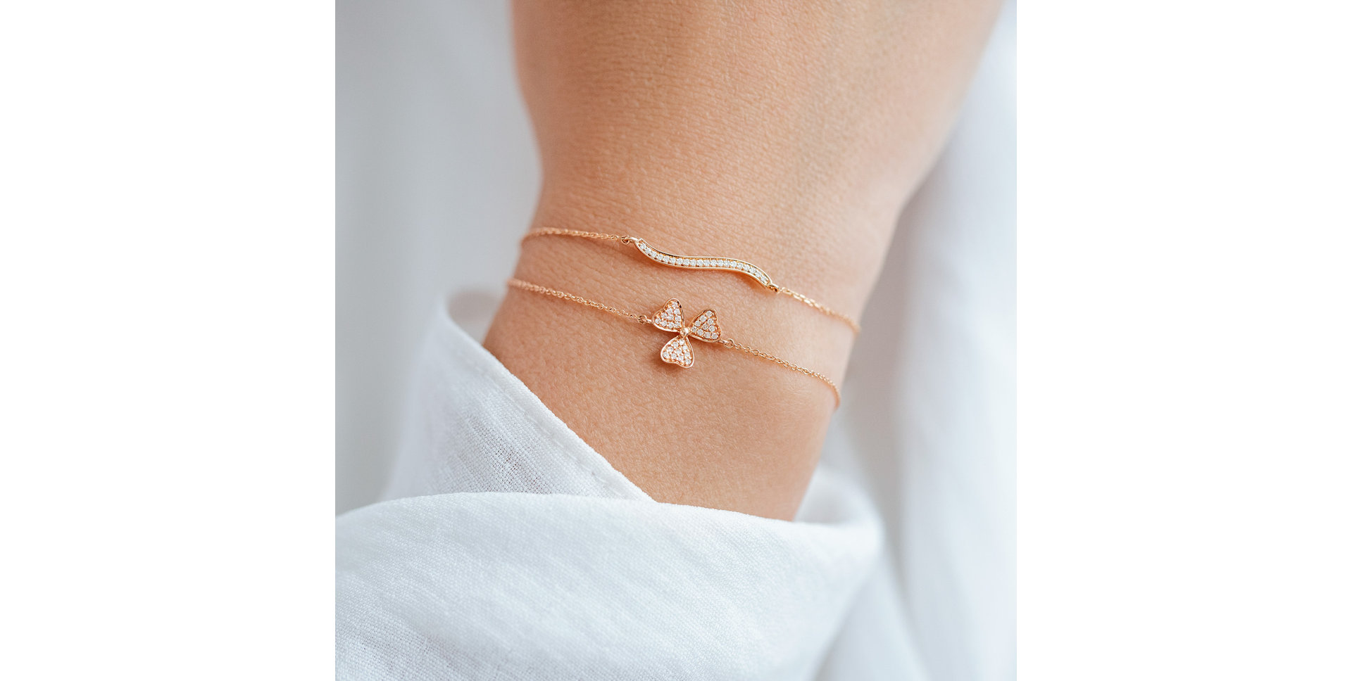 Diamond bracelet Petal